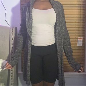 Grey cardigan